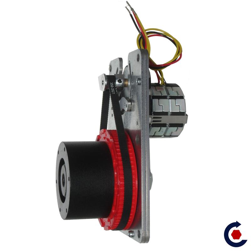 Axe motorisé LUDIC B7 - Double sens 0.85 tr/min - Mural ou posé - Charge max 30 kg - Réf. B7V6MDS