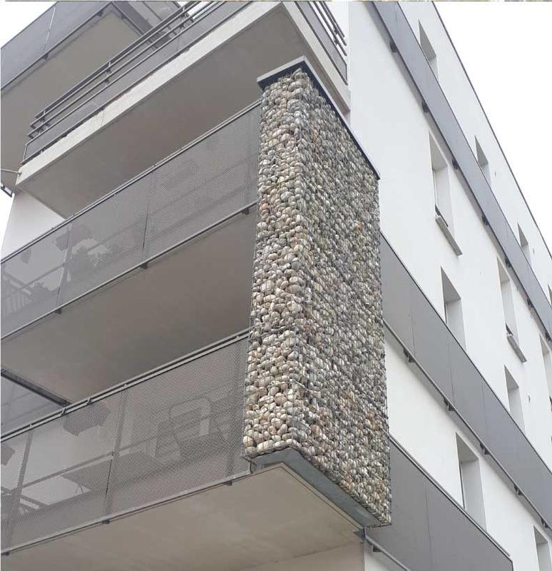 Parement minéral - Gamme pro - CrapalPremium® Zn Al (Arcelor Mittal) - maille 10x5 cm - montage par agrafes CL50