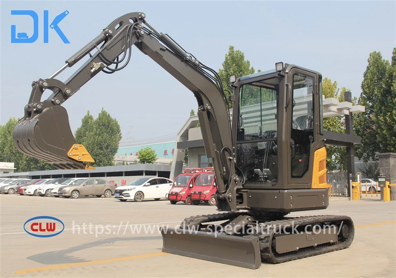 Excavatrice de 2,7 tonnes Crawler Chengli Crawker Excavator CLW - Chenilles en caoutchouc, 360° rotation