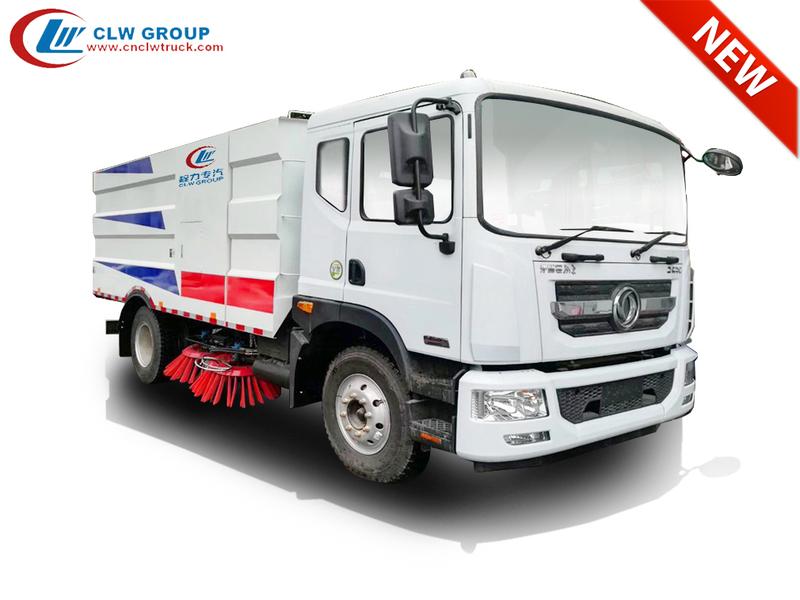 Camion balayeuse Dongfeng D9 - Châssis EQ1181LJ9BDE, moteur CUMMINS 180 ch, bac 7 m³ et réservoir eau 3,5 m³
