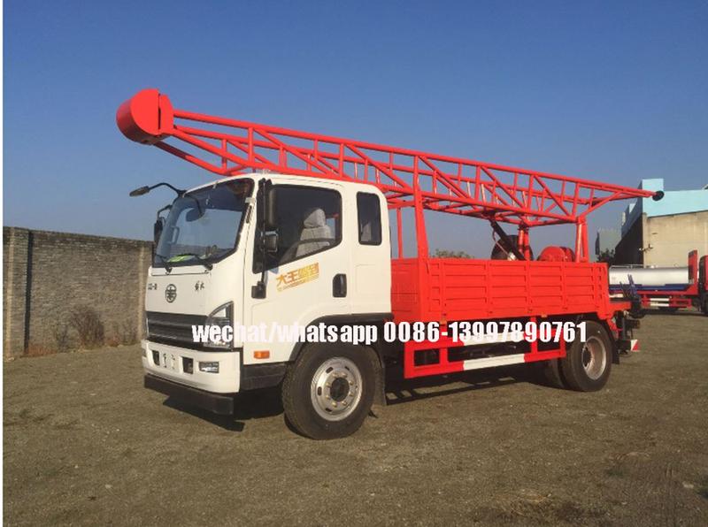 Foreuse montée sur camion FAW 156HP DPP100 - Camion de forage neuf - Profondeur 70-100 m - Modèle CLW5890TQX