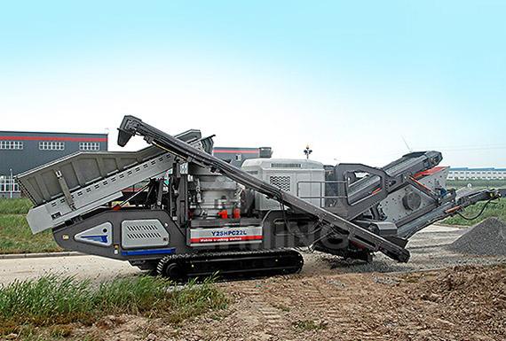 Concasseur Mobile Sur Chenille - Station de Concasseur Mobile avec chenilles, modèle YG935E69L, YG1138E71L et YG1138EW86L