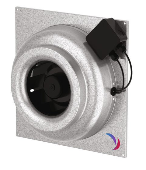 Canal'Air M ECM - ventilateur centrifuge mural à moteur basse consommation, débit ajustable, raccordement direct sur gaine