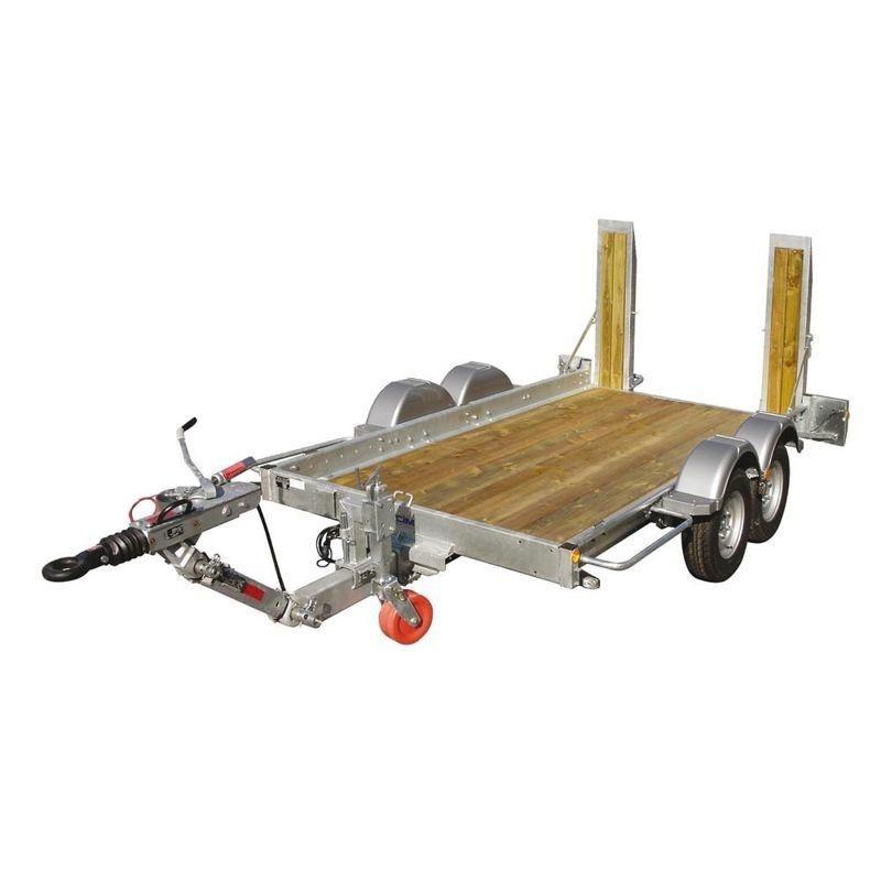 Remorque Porte Engins Routière PEGD35TA350AF - PTAC 3500 kg, 2 essieux, longueur 5900 mm