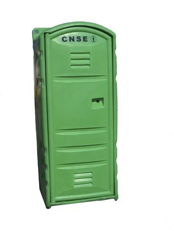Mini-cabine WC chimique MINI CABI - 0,79 x 0,99 x 1,88 m - vert - réservoir extractible