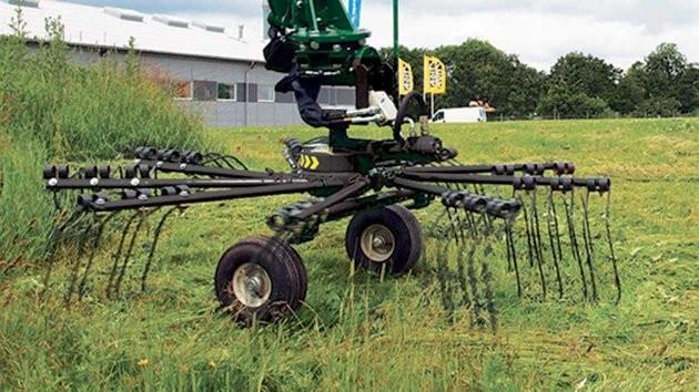 Andaineur GREENTEC KR250 - Épareuse Débrousailleuse Girobroyeur - Entrainement hydraulique