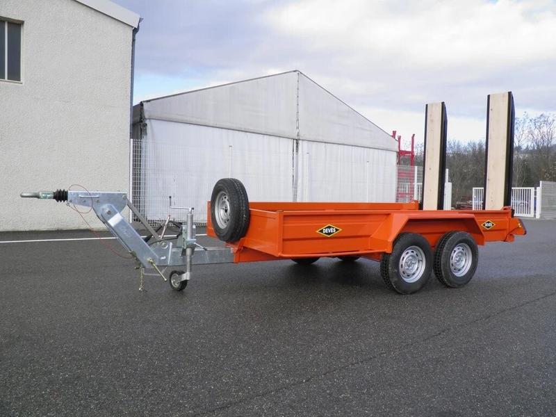 Remorque Porte Engins Routière PTAC 3500 kg - Plateau 3.60m x 1.60m - Référence S35