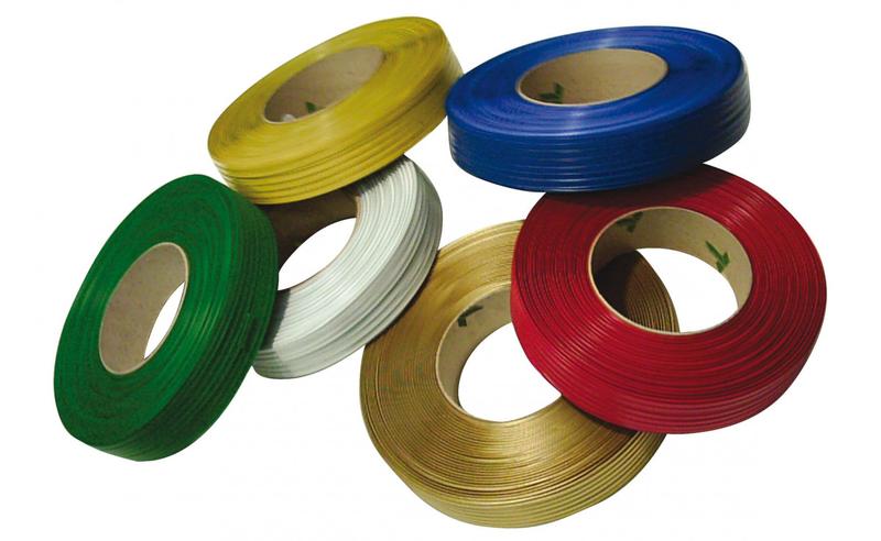 Liens clips 0,6mm - 8 mm de large en polypropylène renforcé, 600 m, 15 kg, code 16611