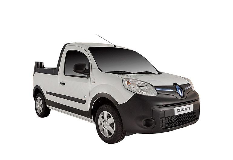 Kangoo Pick Up L1 et L2 - 3 places avant, charge utile jusqu'à 800 kg, version ZE 650 kg, habillage en polyester, 2 portes arrière asymétriques
