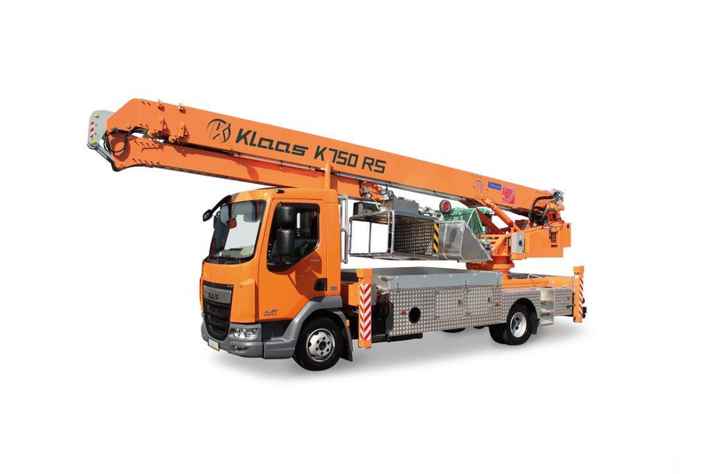 Grue télescopique sur porteur de 7.5T - K750 RS - Hauteur max 37m - Charge utile 2t/4t