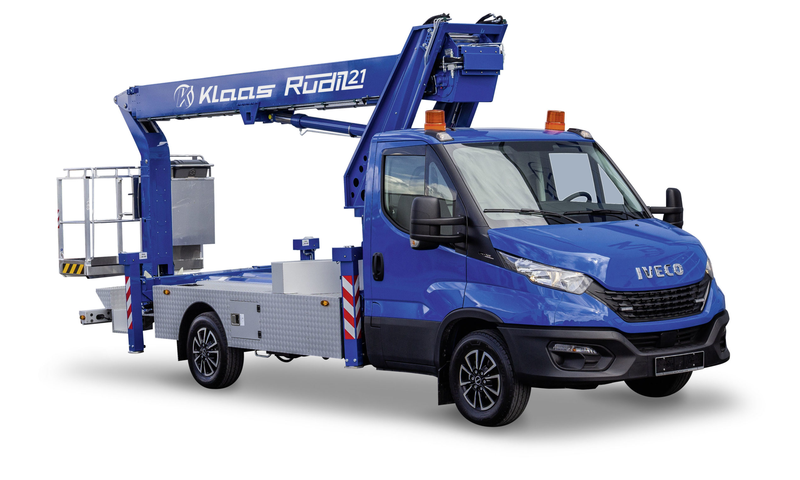 Nacelle télescopique 21 mètres Klaas RUDI21 - hauteur max 21 m, charge utile 2000 kg, portée 16,40 m