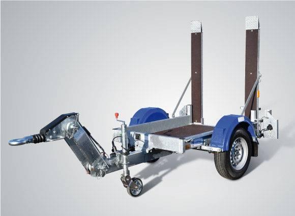 Remorque Porte Rouleau PR - pour transport de compacteurs et engins - châssis galvanisé