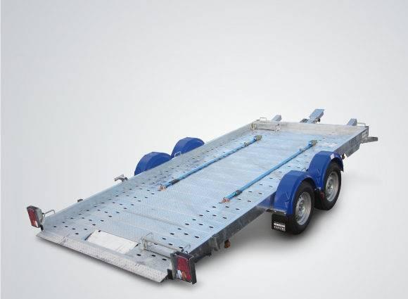 Remorque porte voiture RPVM - Plateau porte voiture avec basculement hydraulique et plancher métallique perforé