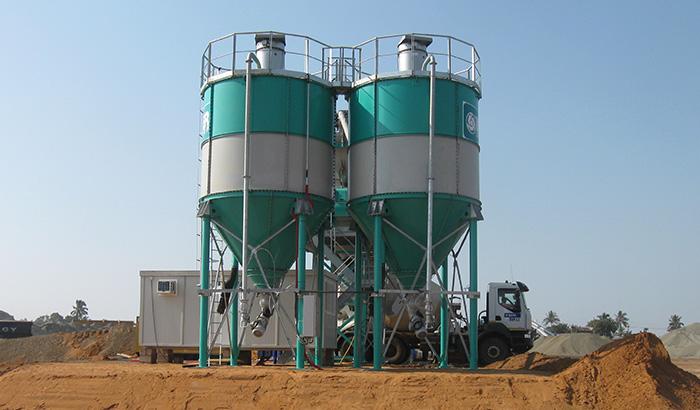 Silo démontable à secteurs boulonnés - capacité nominale de 40 à 145 m³ et capacité maximale de 56 à 203 tonnes
