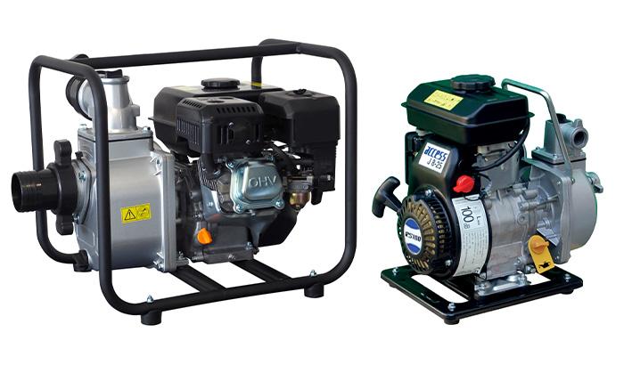 Pompe motopompe série Access - compacte 4 temps essence OHV avec raccord aspiration 25 mm