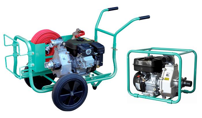 Pompe motopompe série JET - haute pression, débit 24 m³/h, 5 bar, versions incendie incluses