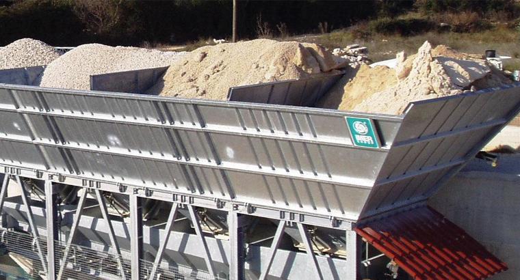 ORU LOGIK L - Groupe de stockage modulaire pour centrale à béton, capacité de stockage de 65 à 210 m³