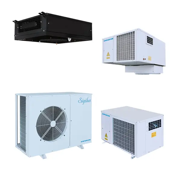 Unités pour Caves, fromages et mini-séchoirs - système split avec condensation silencieuse ou centrifuge et humidification/déshumidification