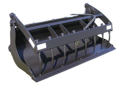 Benne Multifonction Série A2 - pour chargeur, engins 80-120 CV, largeur 1,50m à 2,30m, fond acier S355