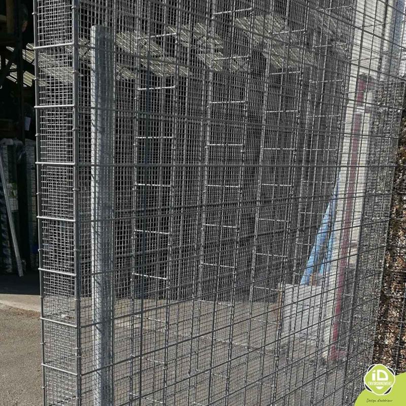 Gabion à gravillons épaisseur 100 ou 200mm - acier coating zinc/aluminium 350gr/m²