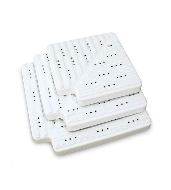 Grille de bassin d’angle h22xl250 – En fibre de verre renforcée - Référence 86864