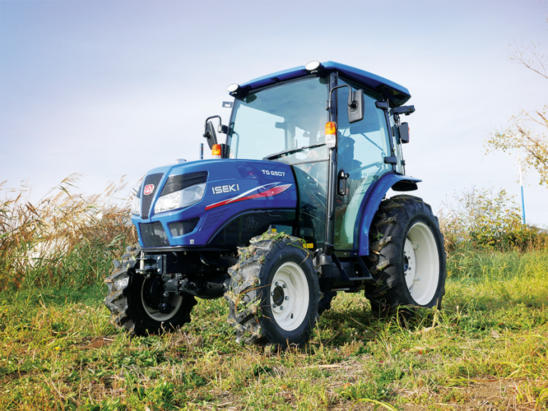 Tracteur ISEKI TG6507GMWJCYE - Série TG6, 36 kW, 4 roues motrices, transmission DCE 24 vitesses AV/AR