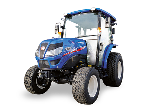 Tracteur Iseki TG6687HMWJCYE - Série TG6, 49 kW, transmission hydrostatique HST, cabine climatisée