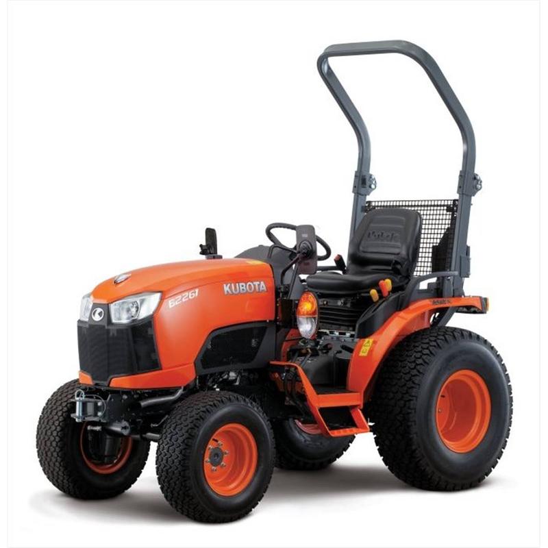 Tracteur Kubota B2 - 20 à 26 ch, versions mécanique et hydrostatique, pneus agraires, gazon ou mixtes