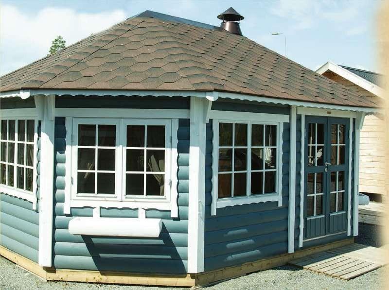 Kota Pavillon Finlandais Ovale 18 m² Victoria - Finition haut de gamme