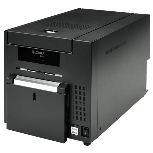 Zebra ZC10L - Imprimante de cartes 88 x 140 mm en couleur ou noir et blanc jusqu'à 425 cartes/heure