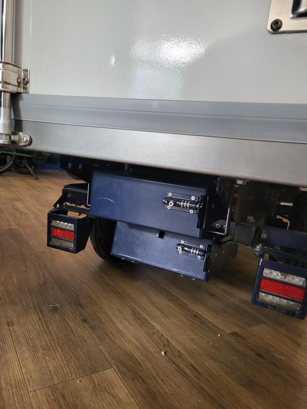 Modèle Kold - Remorque électrique frigorifique 1100 l, 250 kg, batteries rackables