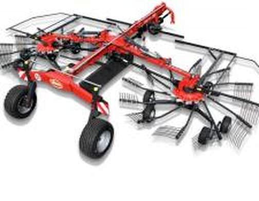 Andaineur Vicon ANDEX 844 neuf - largeur de travail 7,60 à 8,40 m - 12 bras - 12 x 4 dents - rotors 3,65 m