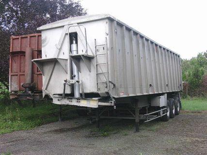 Benalu benne accidentée en aluminium - longueur 11,15 m - volume grand - chassis tortu