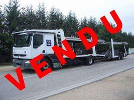RENAULT PREMIUM 340 4X2 PORTE VOITURES 9 ET SA REMORQUE 2 ESSIEUX