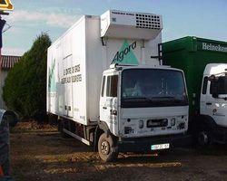 RENAULT S 150 FRIGO ACCIDENTE - hayon DHollandia, groupe thermo king MD II SR, 8.15 m x 2.50 m x 3.60 m