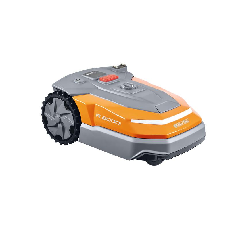 Robot de tonte OM R2000i - jusqu'à 2000 m², largeur de coupe 22,5 cm, batterie 18 V