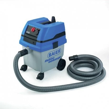Aspirateur poussières fines 1 moteur Baier - BSS 406 - 1400W - 25 L - pour chantier et outils électroportatifs