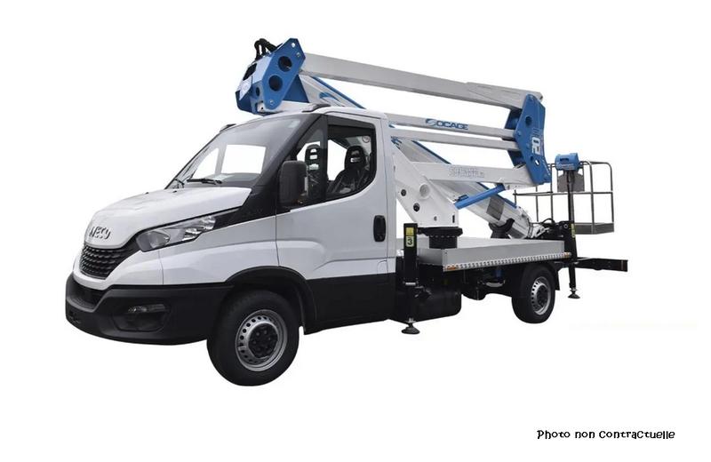 Camion nacelle VL 3T5 articulée - 20 m hauteur de travail - 18 m hauteur de plancher - Permis B