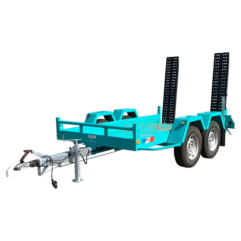 Remorque porte-engins 2 tonnes 400 - transport de mini-pelles et chargeurs compacts