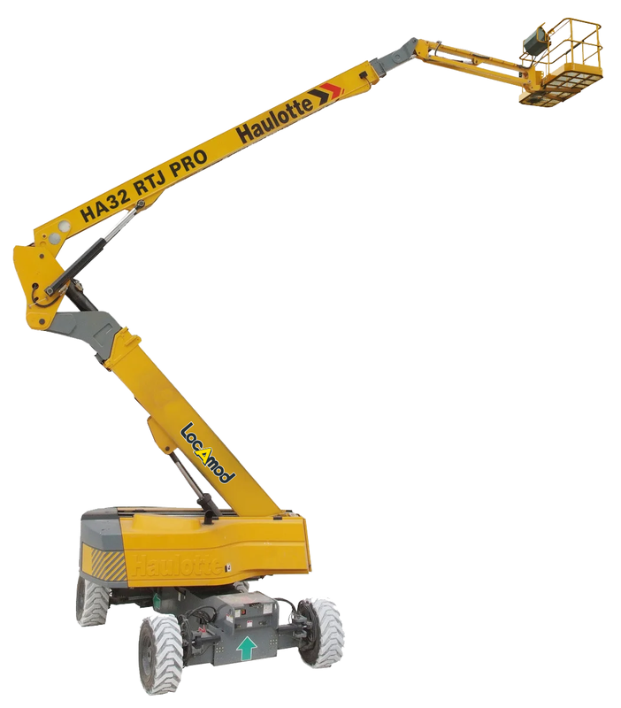 Nacelle articulée 32M diesel - Haulotte HA32RTJ-PRO, hauteur de travail 31,8m, déport 21,6m