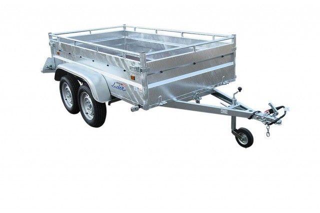 Remorque basculante 2 essieux - PTAC 750 kg, charge utile 476 kg - Jardinage