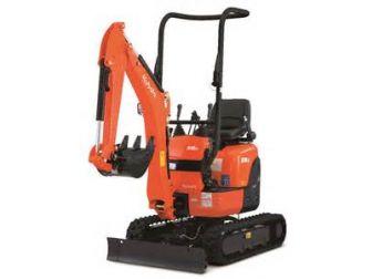 Mini-pelle 1T2 - 1,2T pour terrassement, largeur 75-99 cm, profondeur 1,80 m