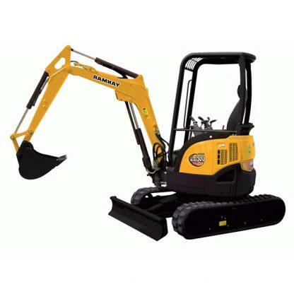 Mini-pelle ViO25 YANMAR 2T7 - compacité zero tail swing, poids opérationnel 2665 kg