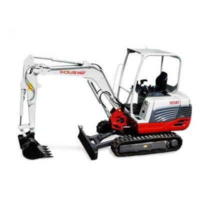 Mini-pelle TB228 Takeuchi 2,7 t - version canopy avec forces d'exca
