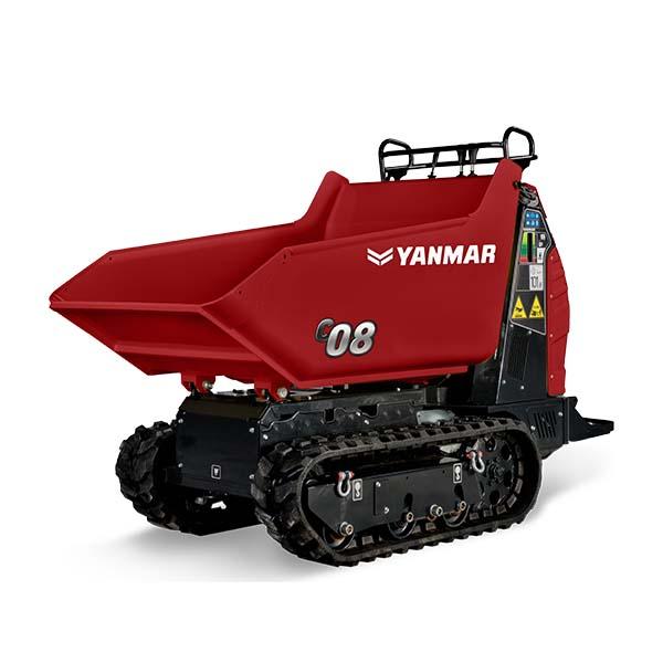Carriers C08 Power Yanmar - Charge utile 800 kg, poids 566-662 kg, largeur 633-779 mm