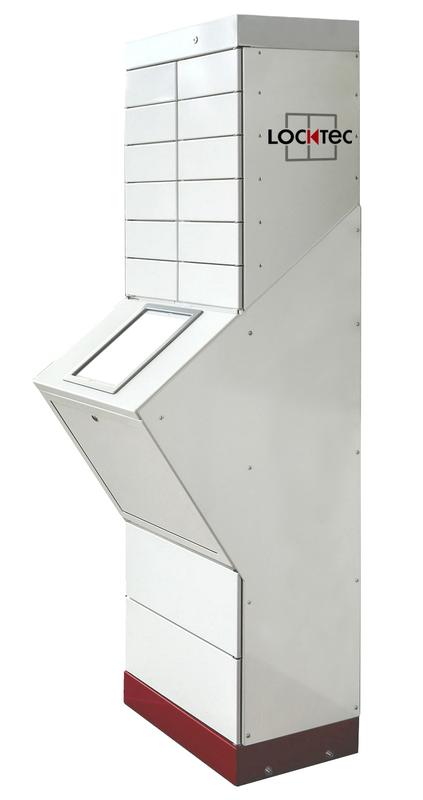 LockTec Servicepoint - système compact de remise sans surveillance avec écran tactile 10 pouces