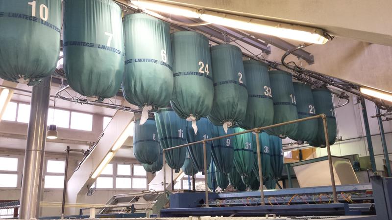 Transferts en slings - Convoyage automatique des charges de linge sans utiliser un seul m² au sol