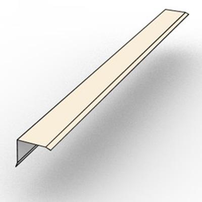 Rive pour pignon en élément de 2,10m - Couleur Sable - Dimensions 2,10m x 0,140m x 0,115m