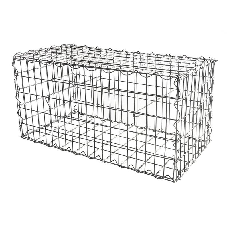 Kit Gabion 100x50x50 cm - Maille 5/10 cm - Acier galvanisé - Réf. KITGAB3H