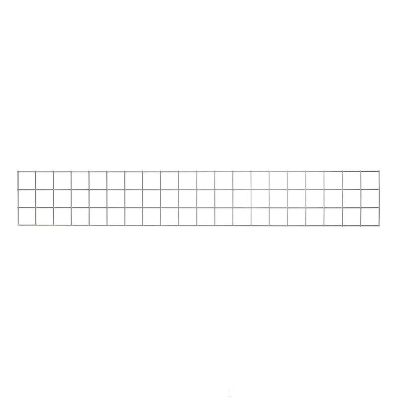 Grillage gabion 200x30 cm - maille 10/10 cm - panneau rigide électrosoudé en acier galvanisé - réf. PGAB45200030C